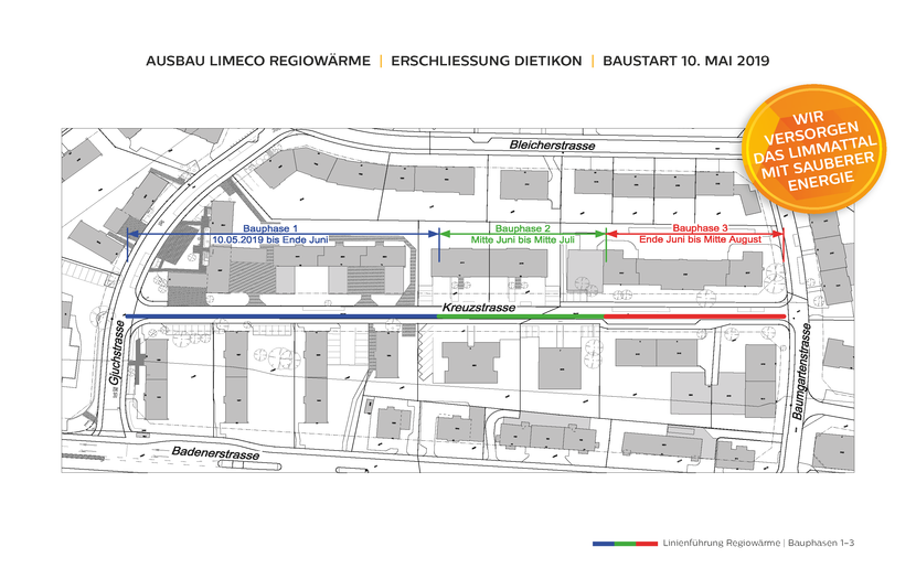 Ausbau Limeco Regiowärme in Dietikon