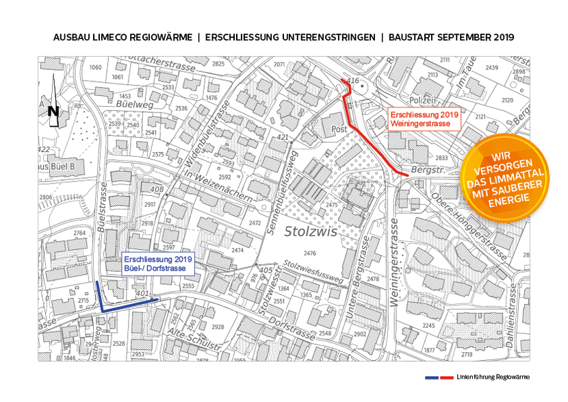 Ausbau Limeco Regiowärme in Dietikon