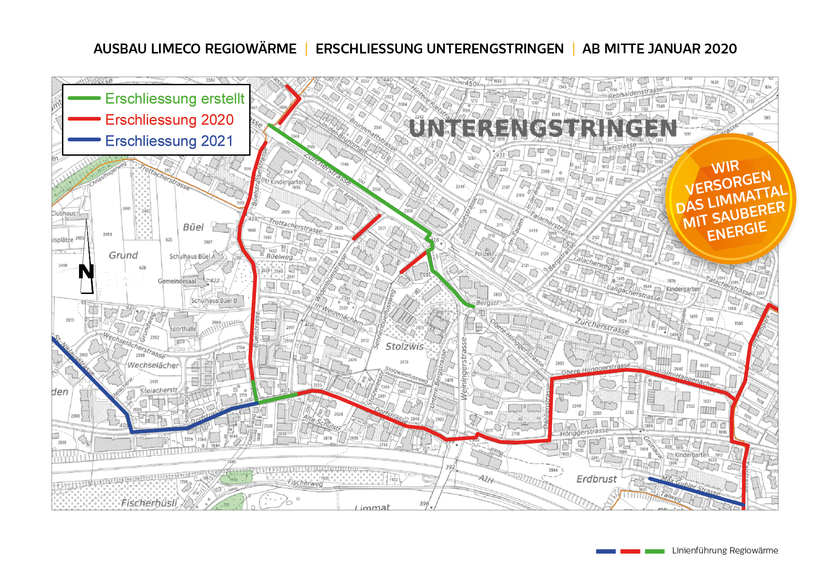 Ausbau Limeco Regiowärme in Dietikon