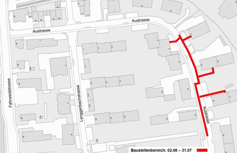 Ausbau Limeco Regiowärme in der Fahrweid